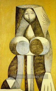  picasso - Femme debout 1946 cubist Pablo Picasso